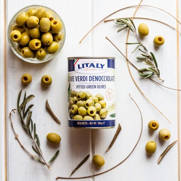 Pitted Green Olives