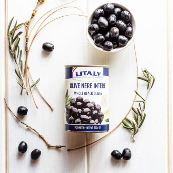 Whole Black Olives