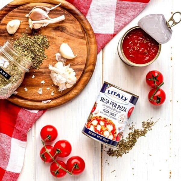 Pizza Sauce FLAVORED with garlic & oregano